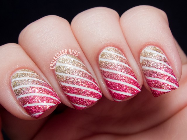 Striped Nail Art Designs