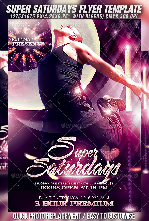 Super Saturdays Flyer Template