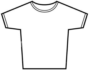 T-Shirt Outline Vector