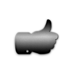 Thumbs Up Icon Black