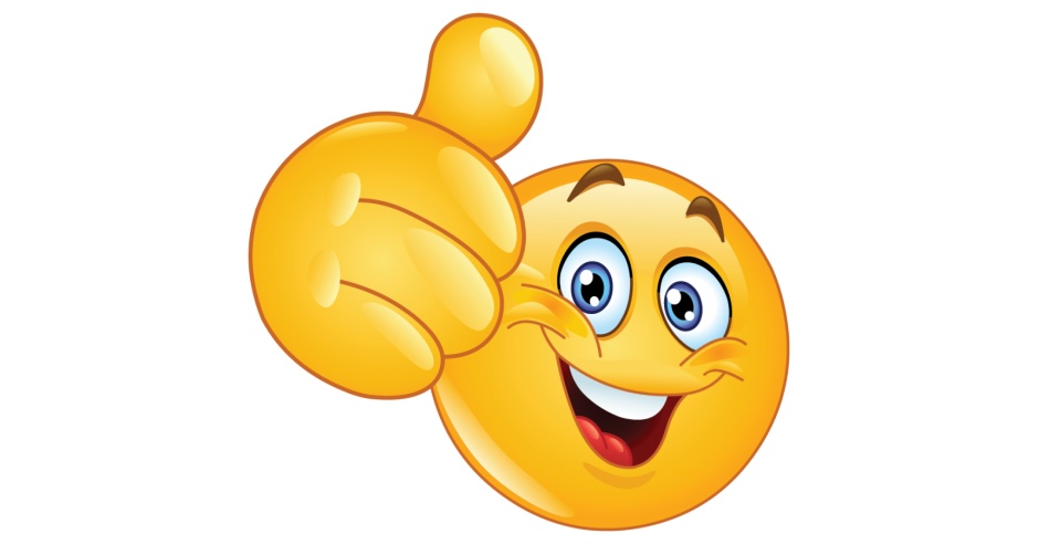 Thumbs Up Smiley Emoticon