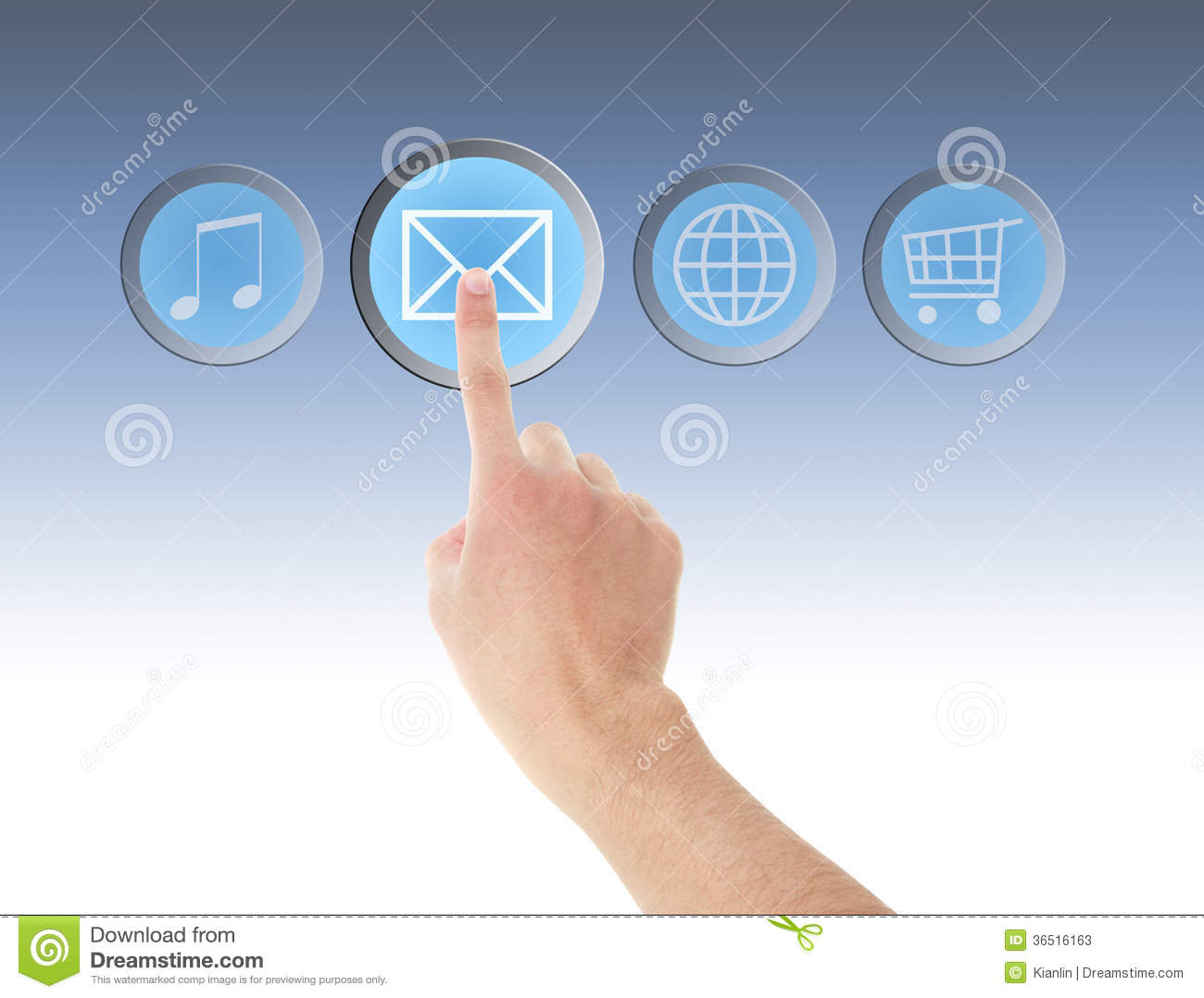 Touch Screen Computer Icon