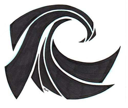 Tribal Wave Tattoo Designs