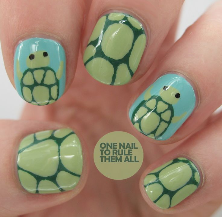 Turtle Nail Art