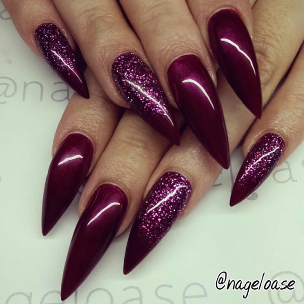 Unique Stilettos Nails Design 2015