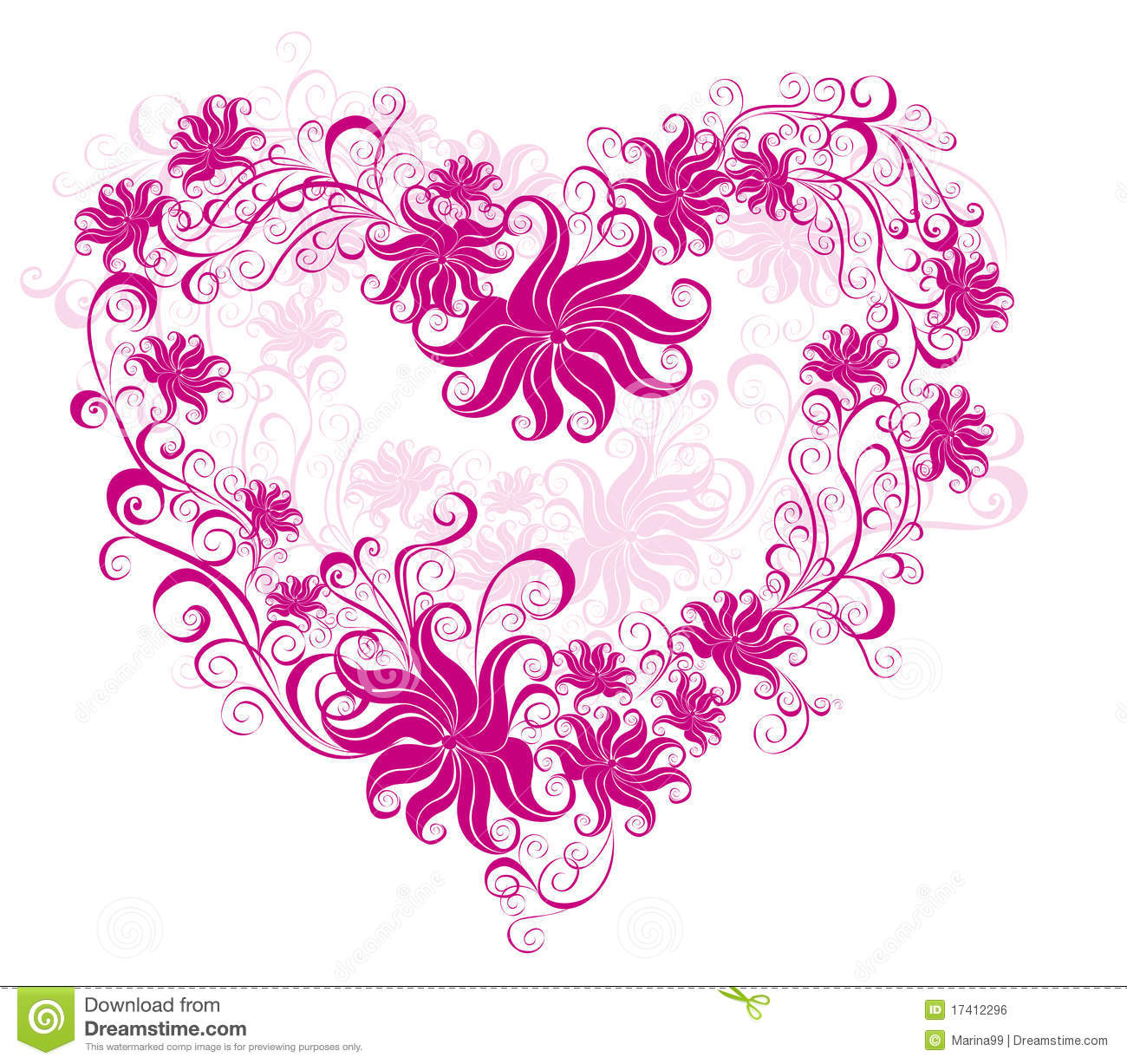 Valentines Heart Vector Illustration