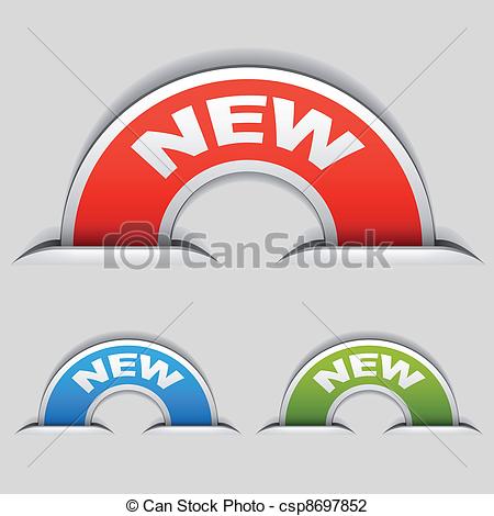 Vector Half Circle Clip Art