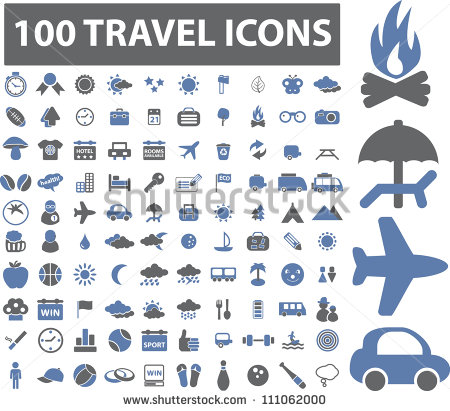 Vector Travel Icons Vector Travel Icons