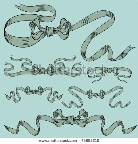 Vector Vintage Ribbon Design