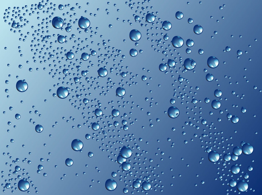 Vector Water Drop Graphic