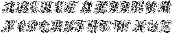 Victorian Initial Font