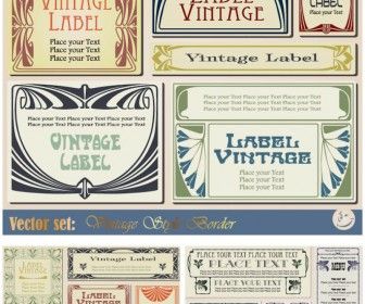 Vintage Label Templates