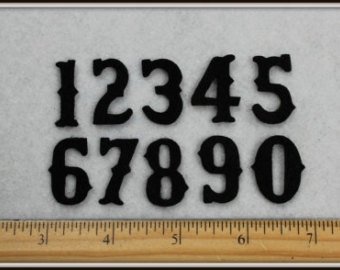 Vintage Number Fonts