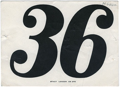 Vintage Racing Numbers