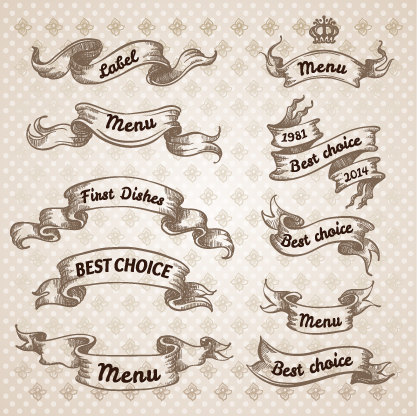 Vintage Ribbon Banner Vector