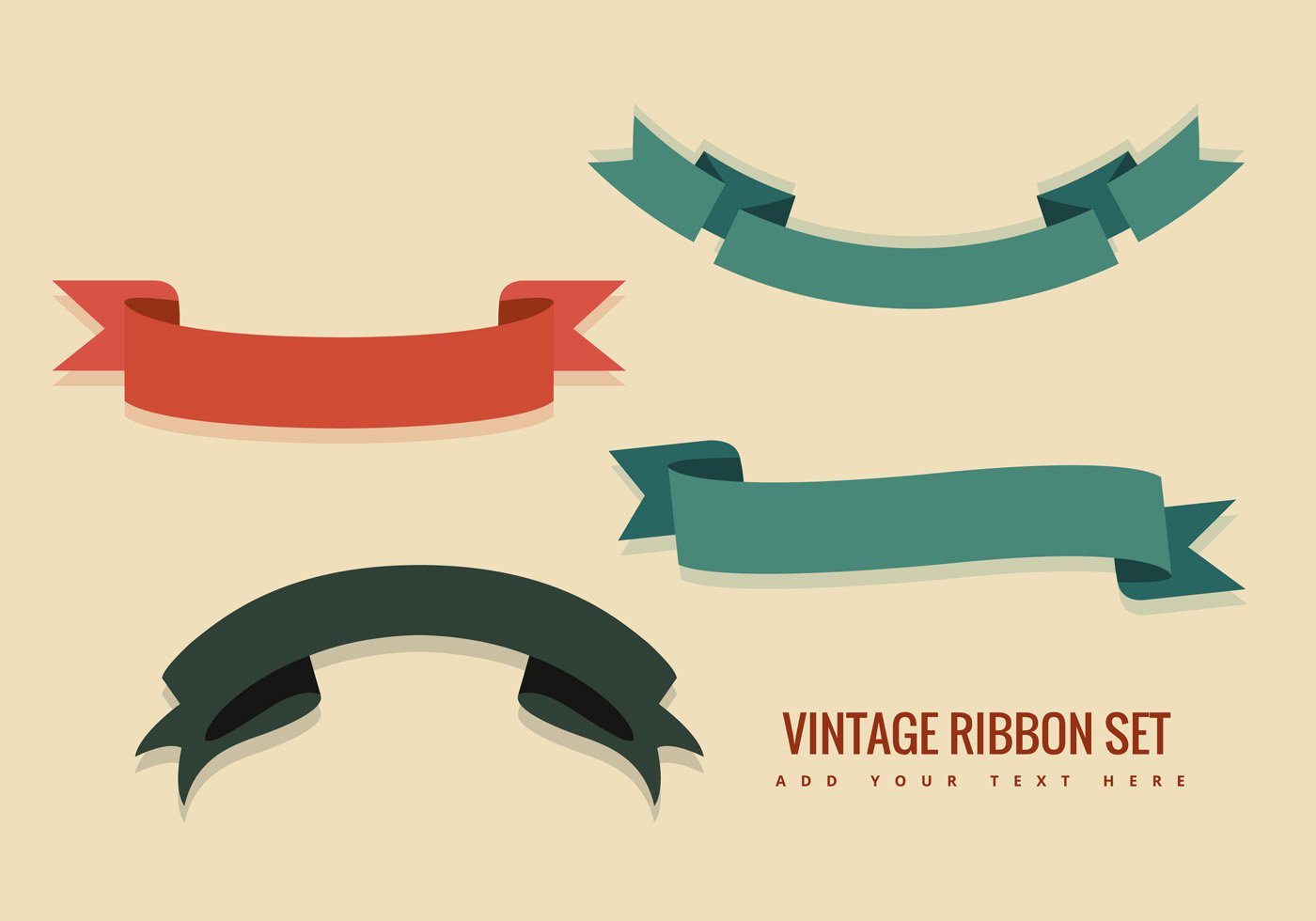Vintage Ribbons Vector