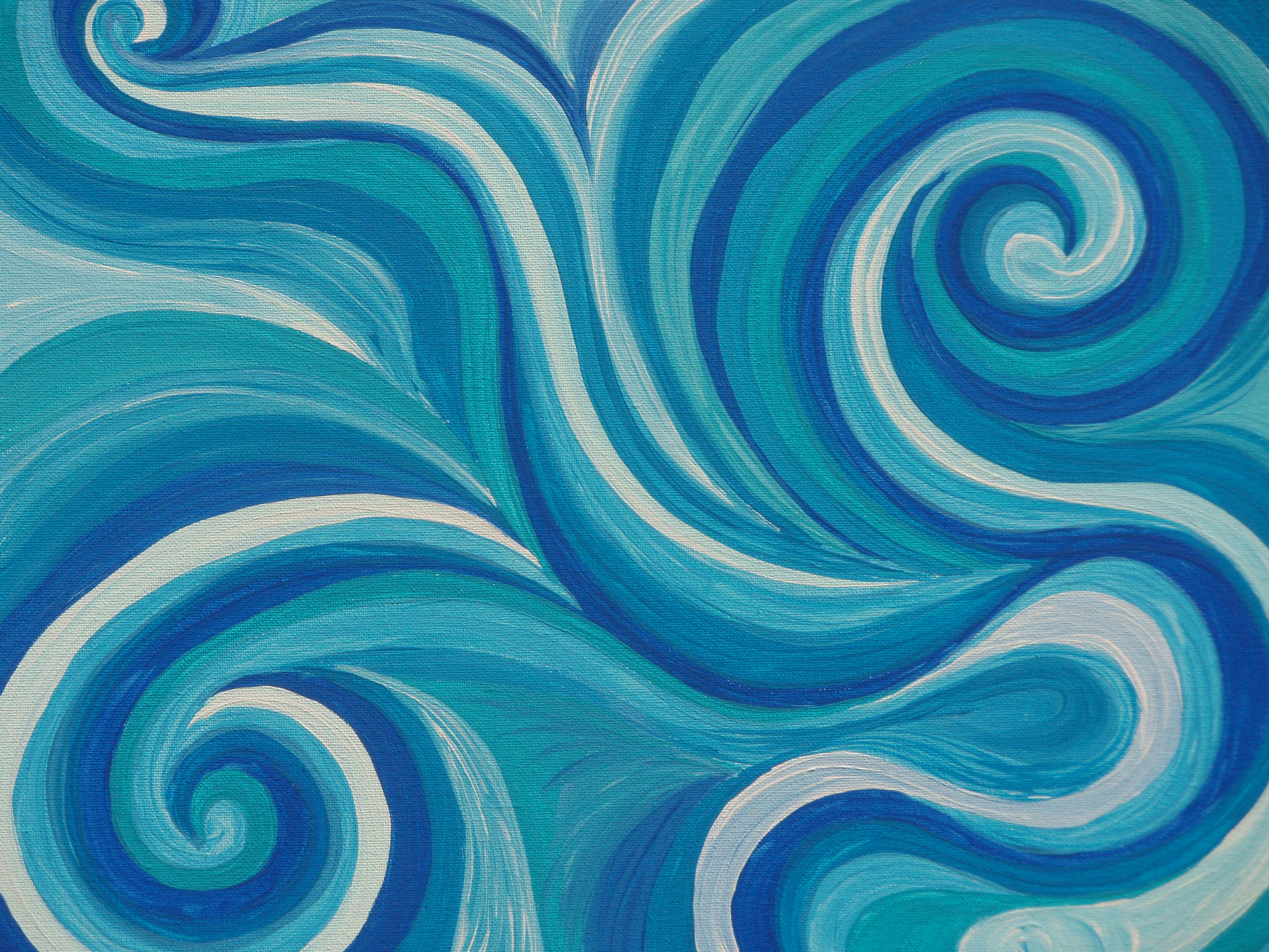 Water Swirl Painting
