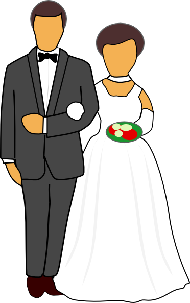 Wedding Couple Clip Art