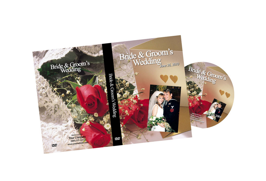 Wedding DVD Cover Template Photoshop