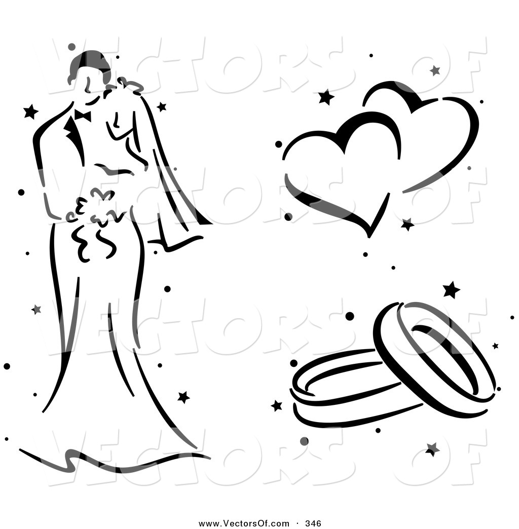 Wedding Ring Clip Art Black and White