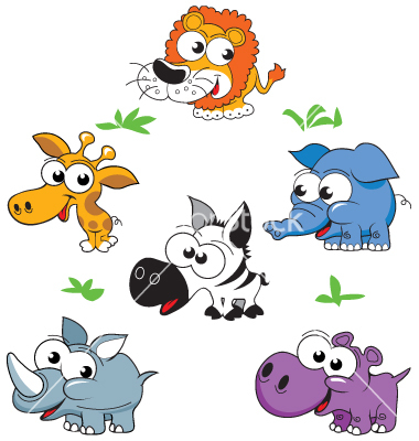 Wild Animals Vector