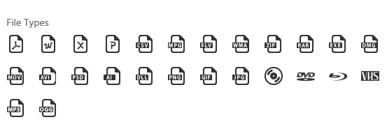 Windows 8 File Type Icons