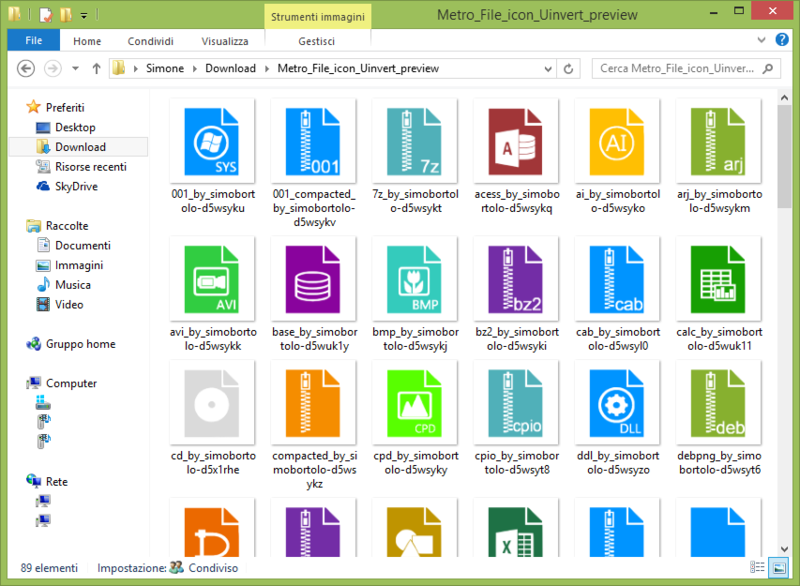 Windows 8 Metro Icon Document