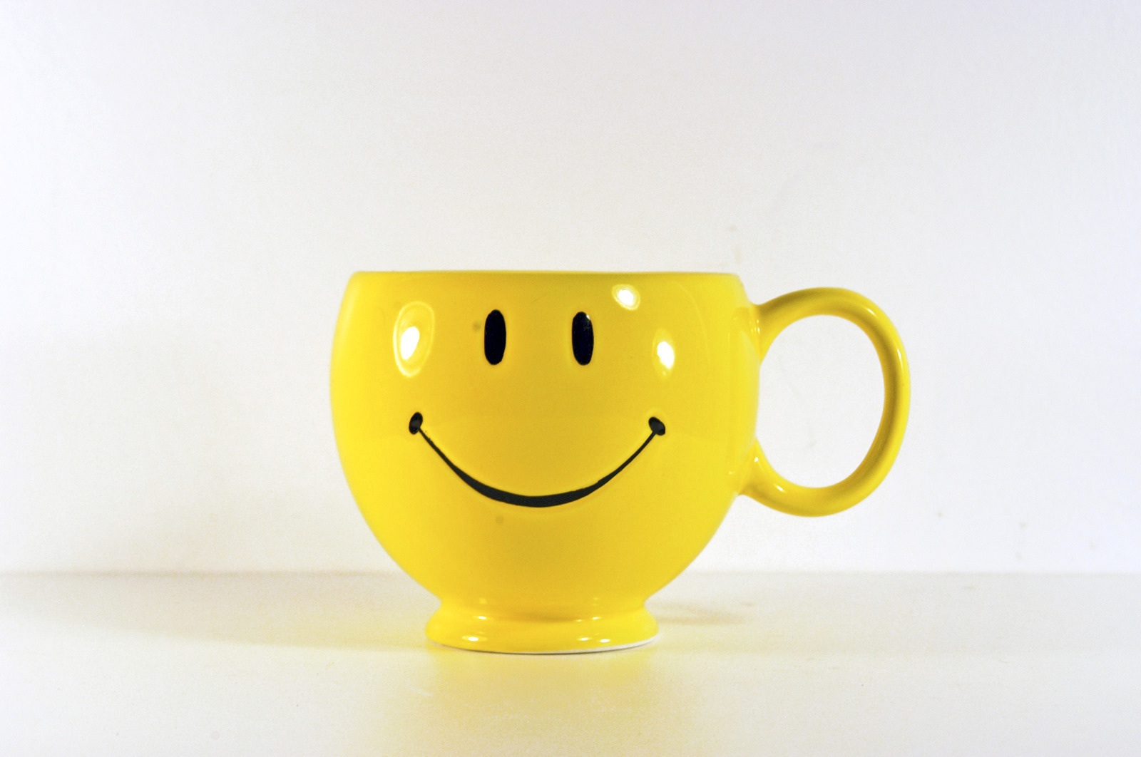 Yellow Smiley Face Coffee Mug