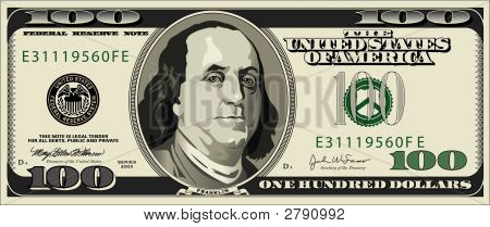 19 Photos of New 100 Dollar Bill Vector