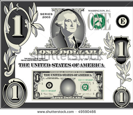 100 Dollar Bill Vector