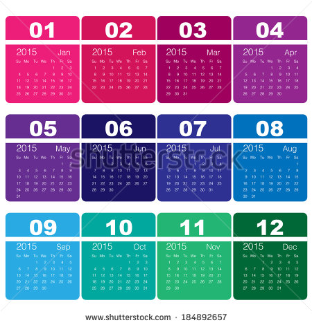 2015 Calendar Vector