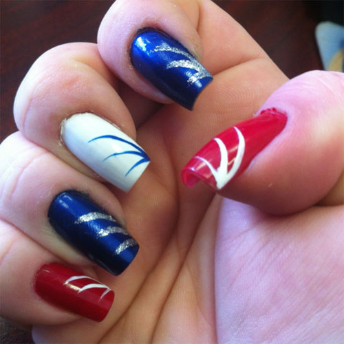 4th of July Nail Art Ideas 4th of July Nail Art Ideas