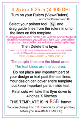 4X6 Flyer Template 4X6 Flyer Template