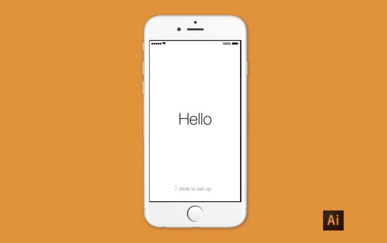 6 iPhone Vector Template 6 iPhone Vector Template