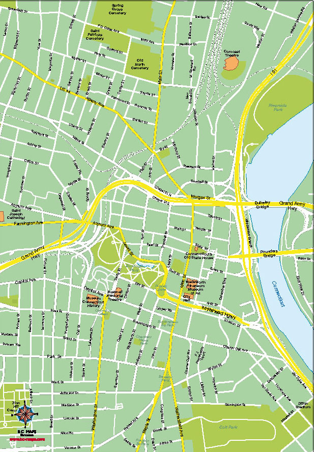 10 Boston Digital Vector Map Images