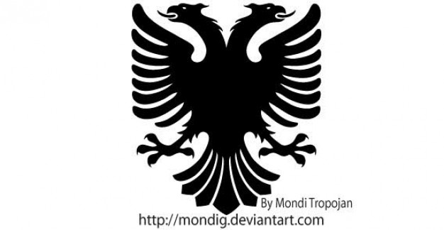 Albanian Eagle Vector