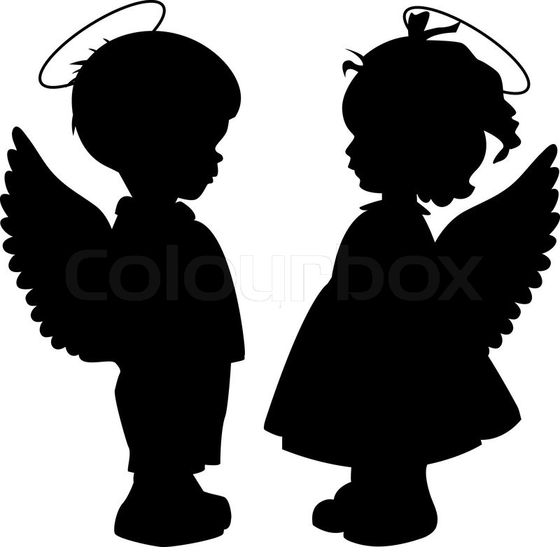 Angel Silhouette Clip Art