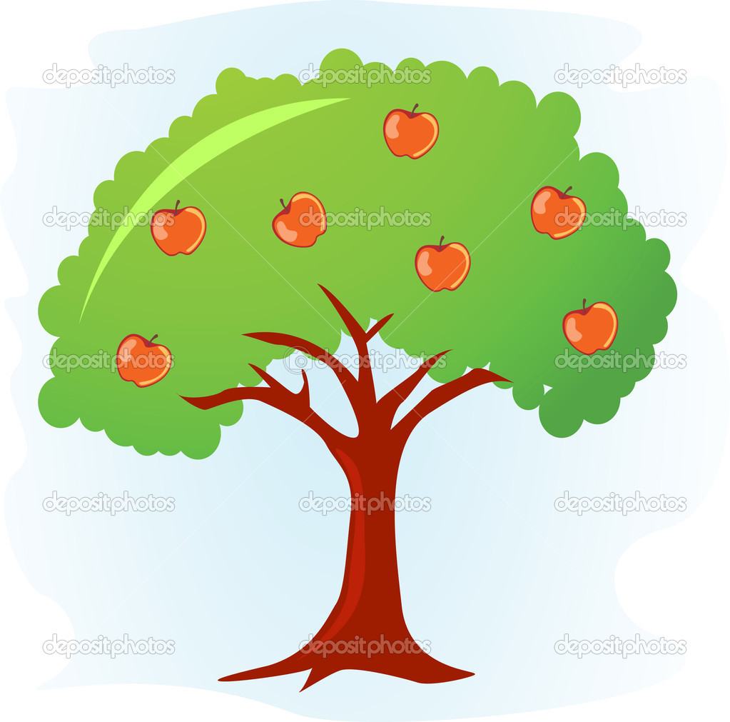 Apple Tree Cartoon