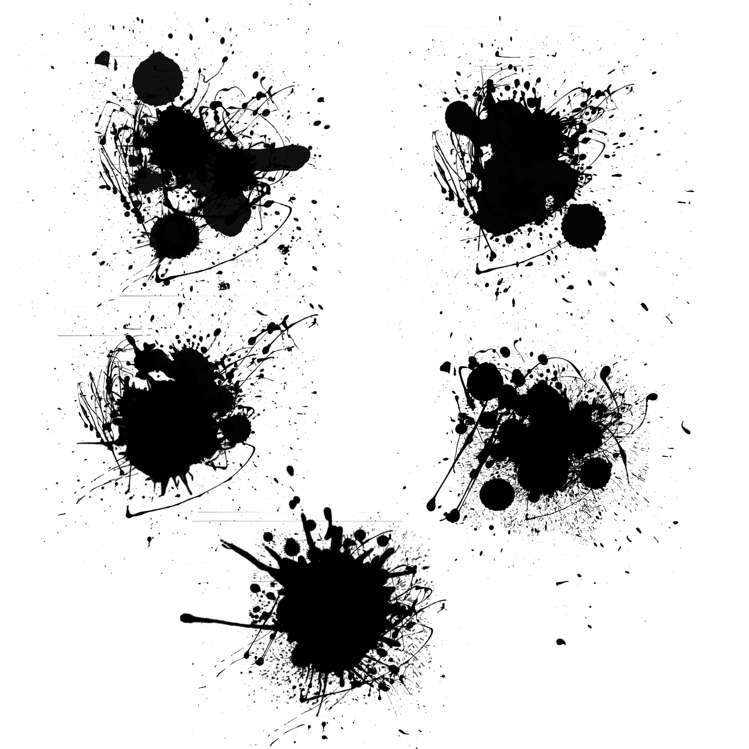 Art Paint Brush Splatter