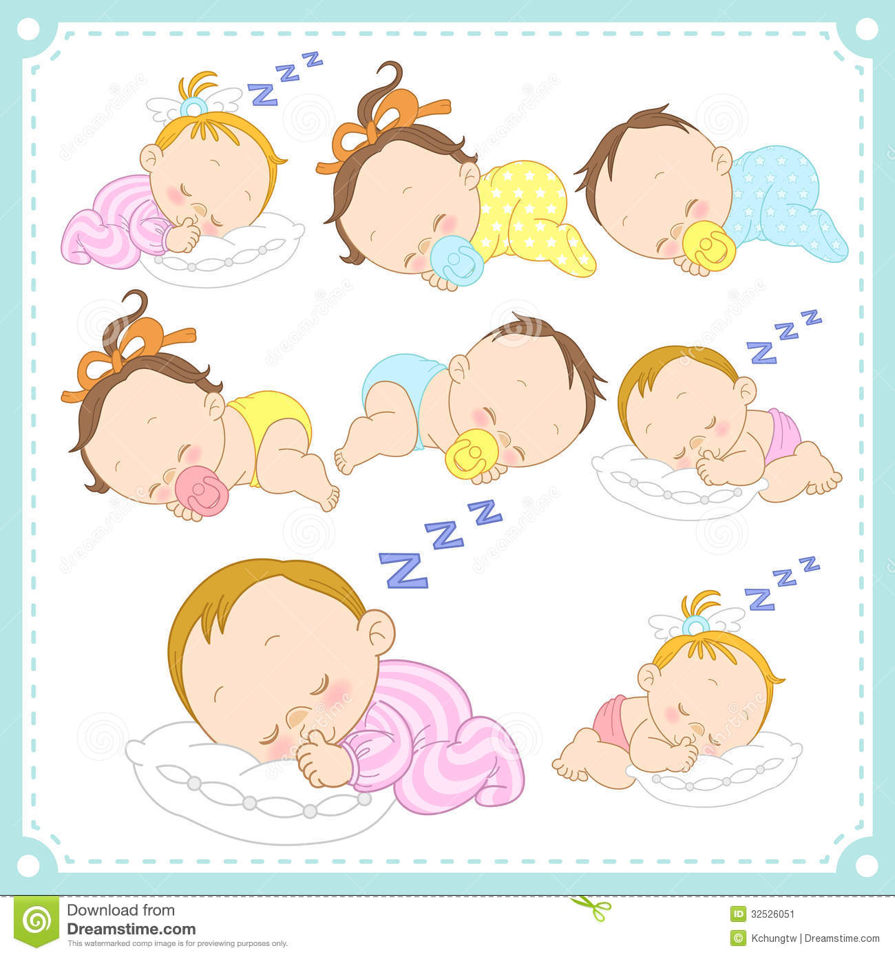 Baby Girl Illustration