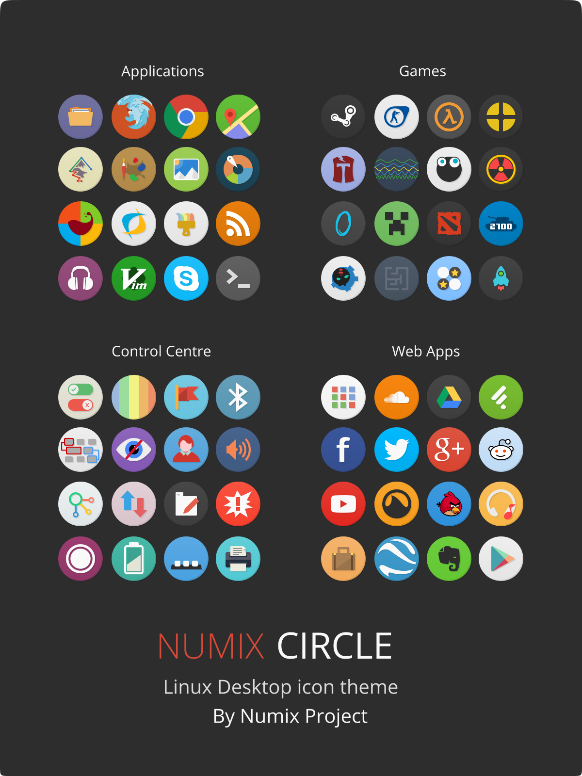 Best Themes Linux Icons Circle Best Themes Linux Icons Circle