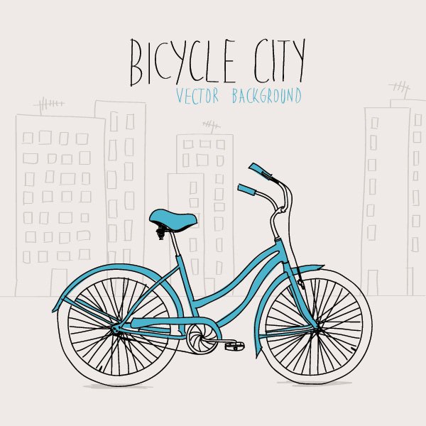 Bicycle Vector Graphic