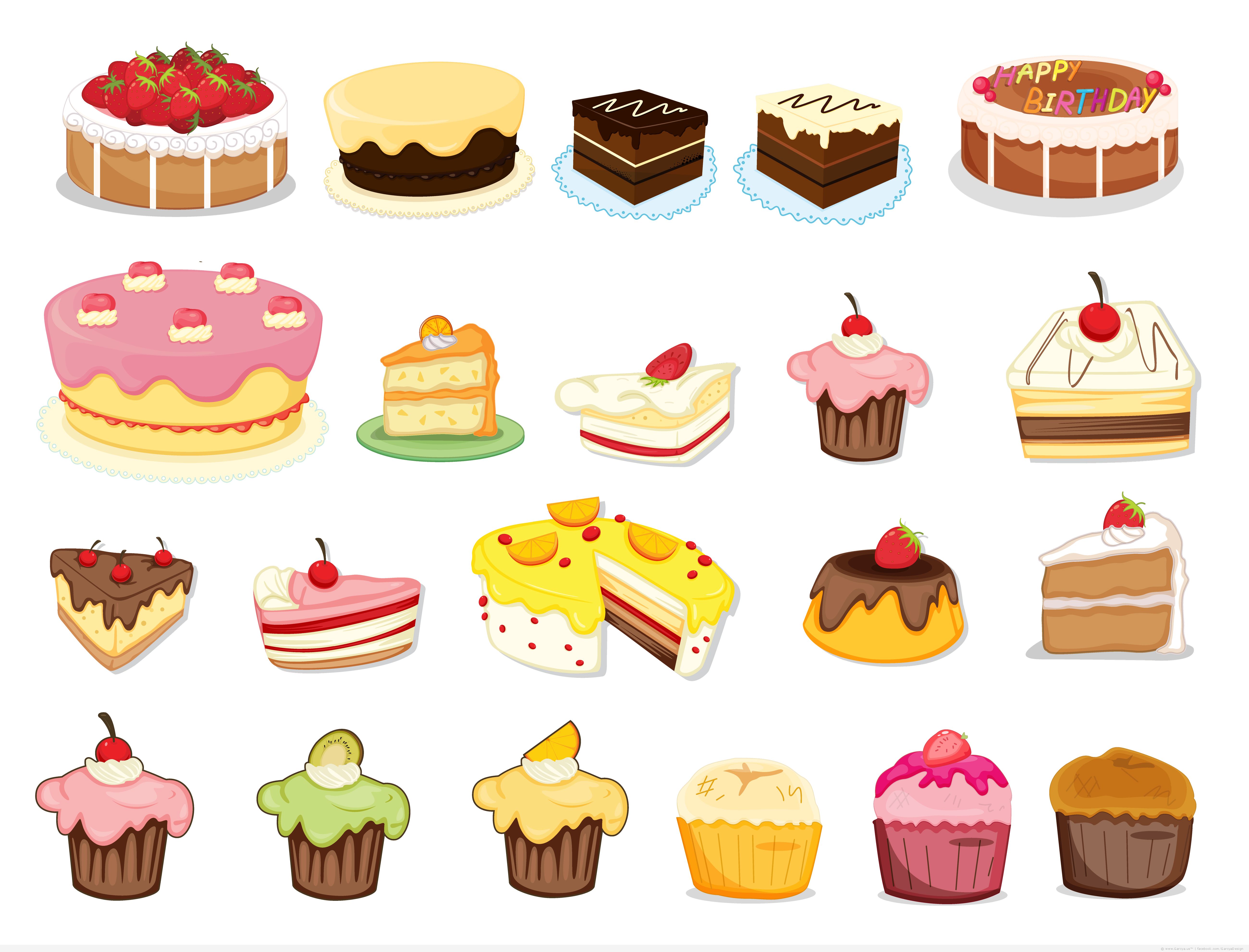 19 Photos of Cake Vector Free