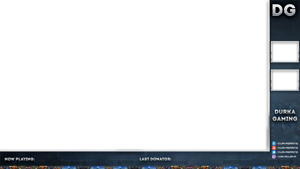 Blank Twitch Overlays