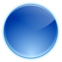 11 Blue Circle Button Icon Images