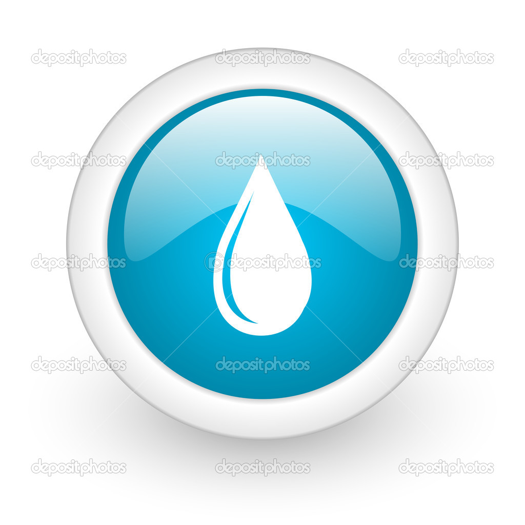 Blue Water Drop Icon