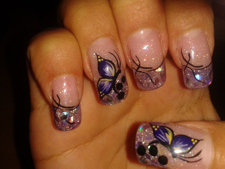 Butterfly Nail Design