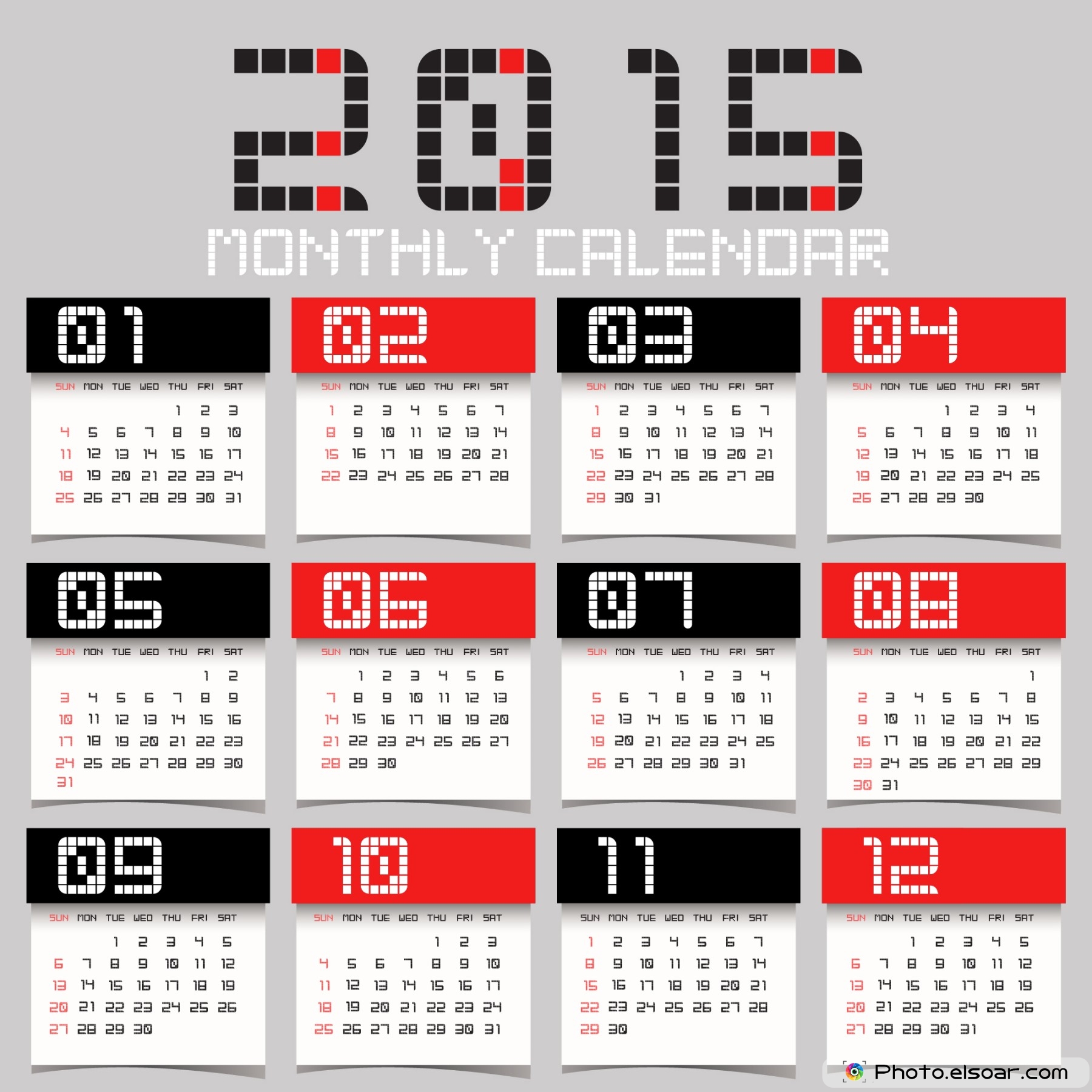 Calendar 2015 Free Download