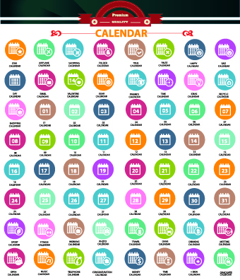 Calendar Icon Vector Free Download