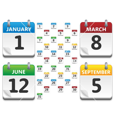 Calendar Icon Vector Free Download